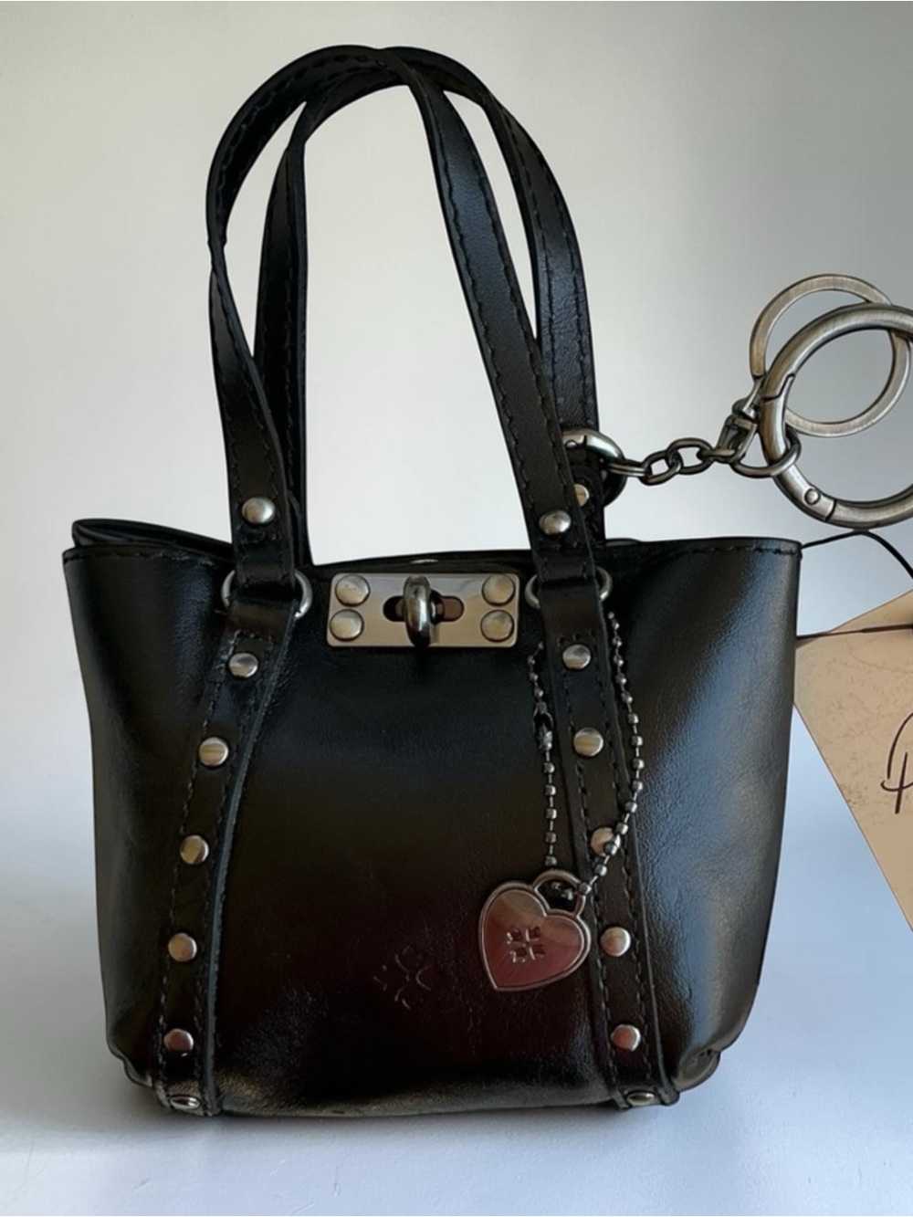 Patricia Nash Micro Benvenuto Tote Bag Charm Purse